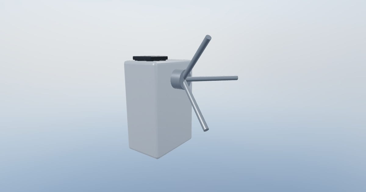 Turnstile - Public transport furniture