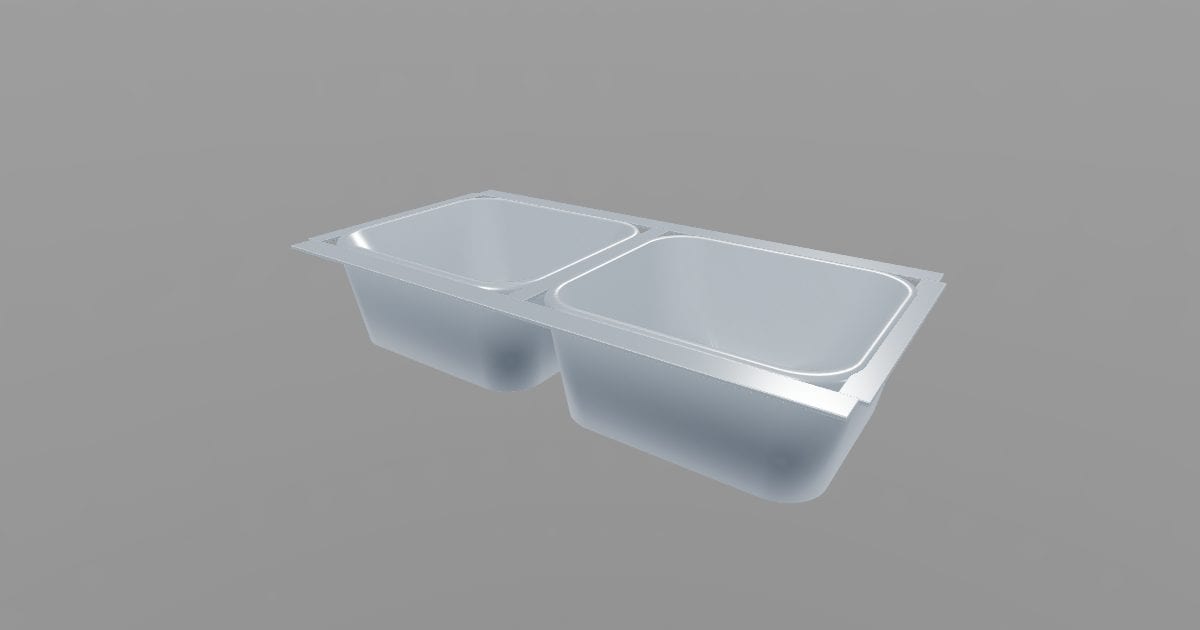 Twin Sink - Double Undermount Sink
