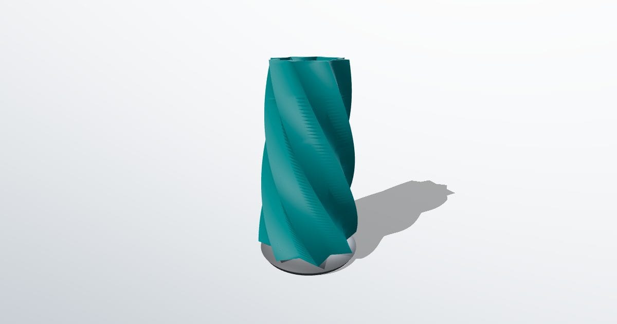 Twisted star vase (OpenSCAD)