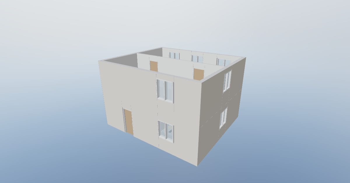 Two-level house