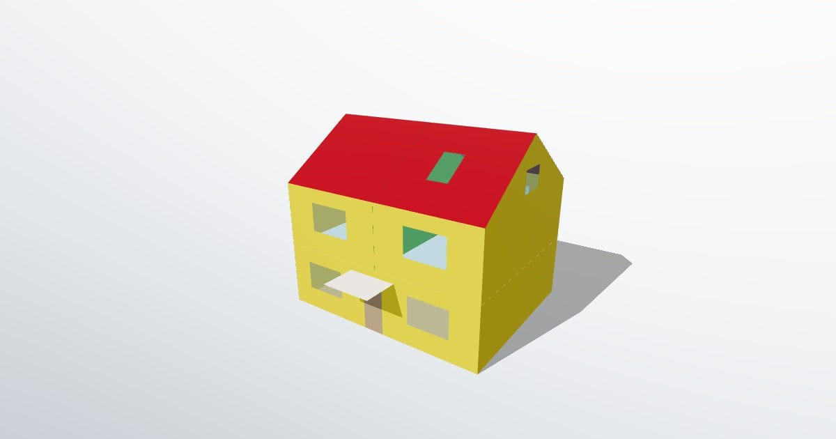Two-storey house (energy model)