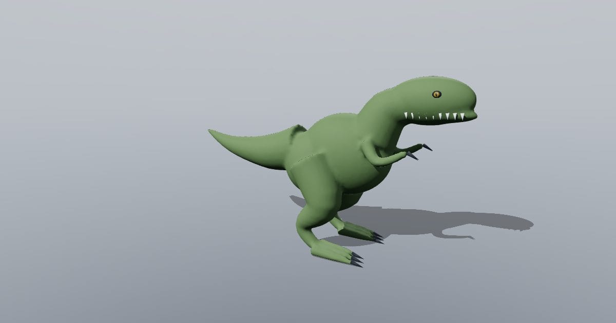 Tyrannosaur dinosaur