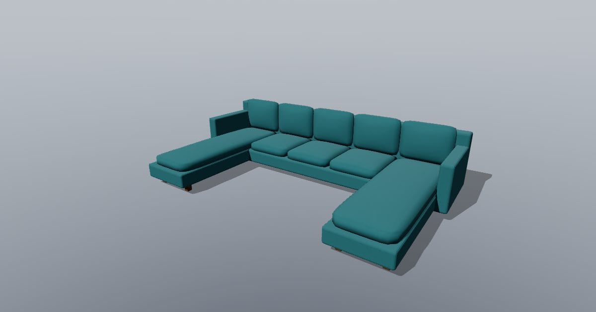 U sectional - Original Interior Furnishing
