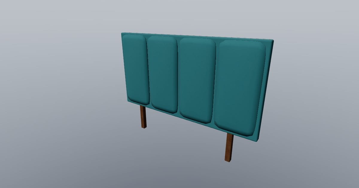Upholstered headboard - Original Interior Furnishing