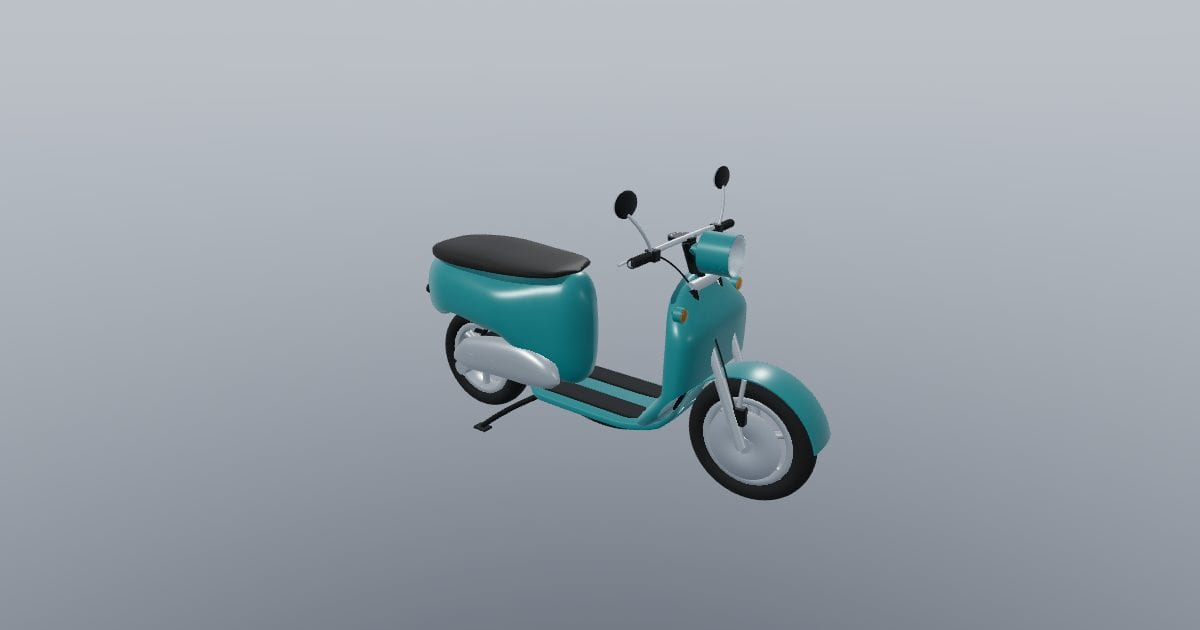 Urban motor scooter