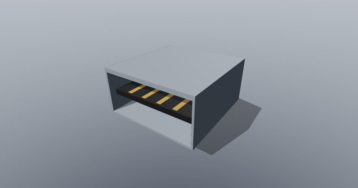USB-A receptacle