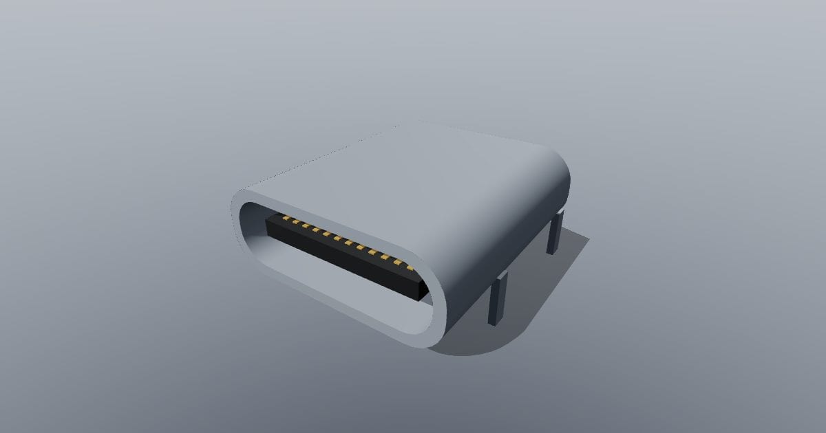 USB-C receptacle
