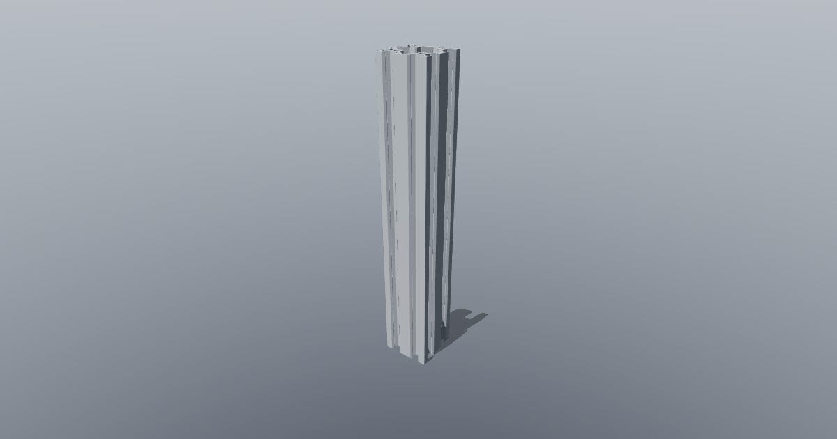 V-slot 40 x 40 x 250 mm