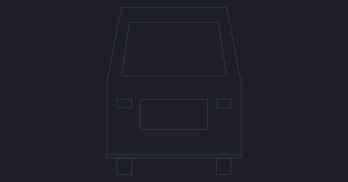 Van front - CAD Block