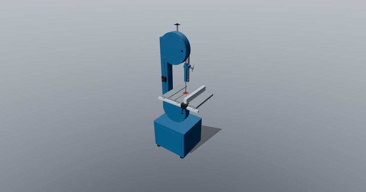 Vertical band saw