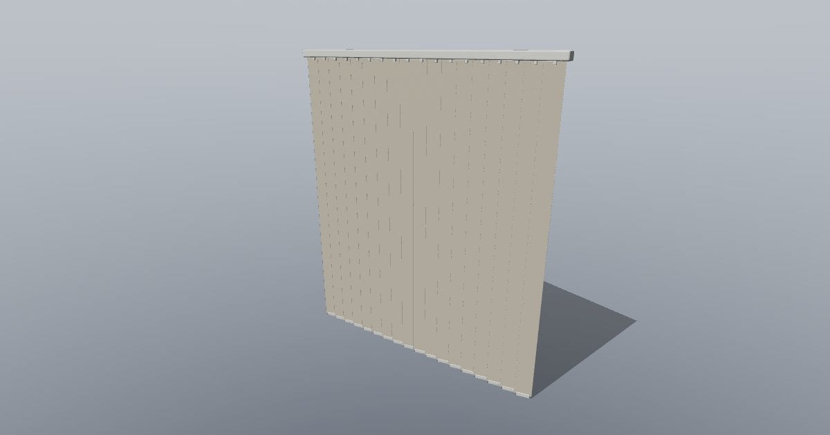 Vertical blind - Original Interior Furnishing