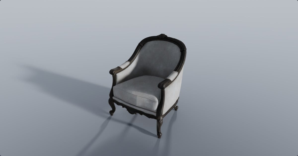 Victorian armchair