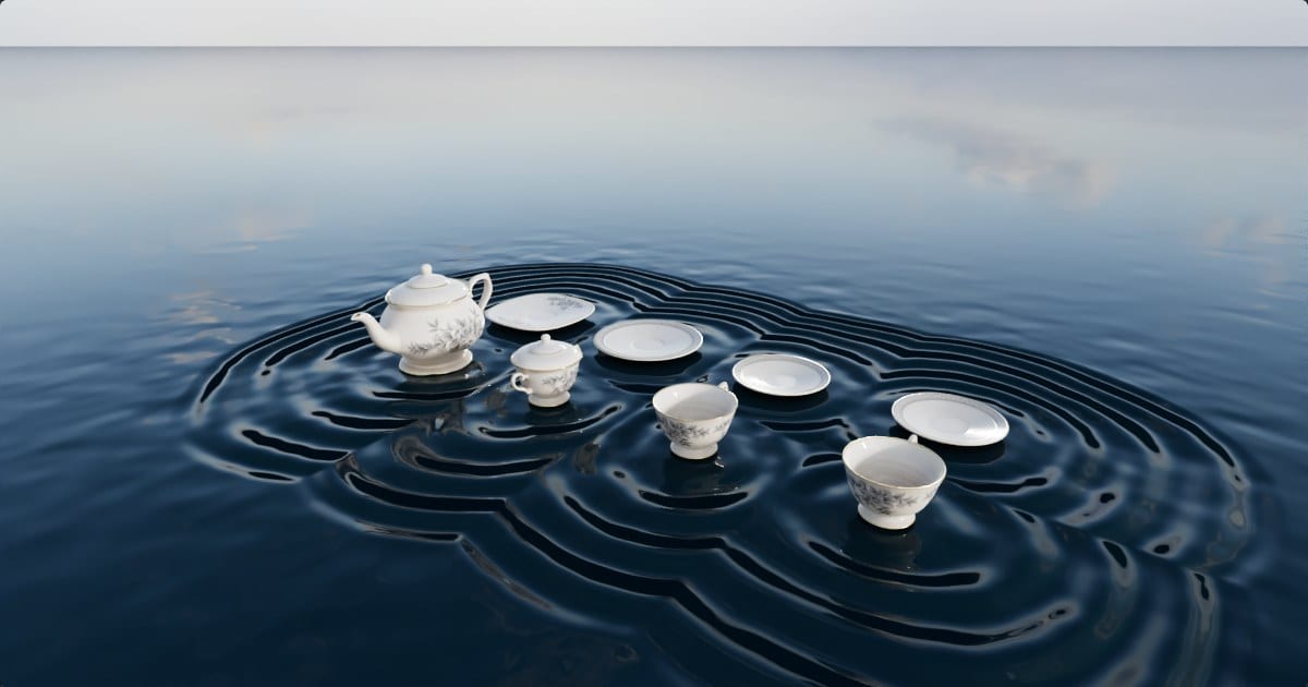 Victorian tea set