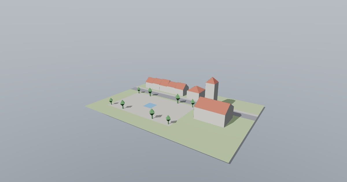 Village square (CityGML 3.0)
