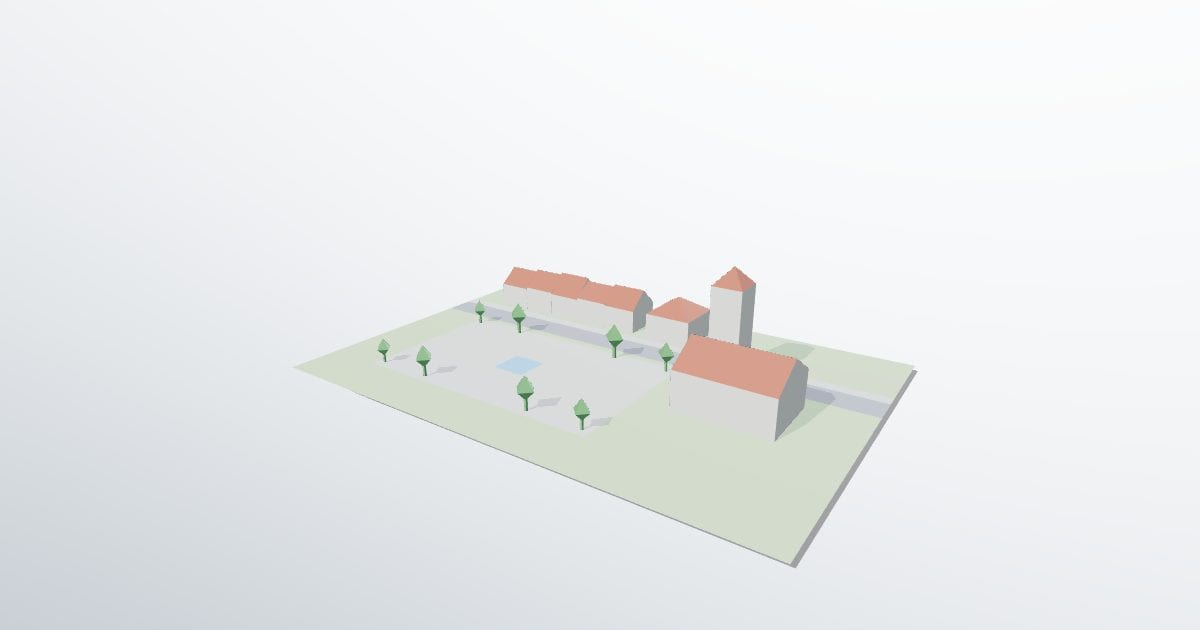 Village square (CityJSONSeq)