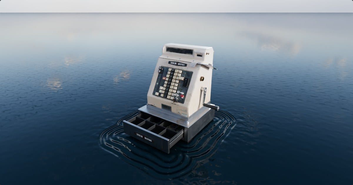 Vintage cash register
