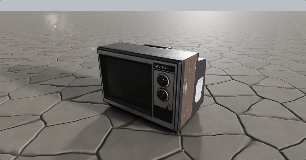 Vintage CRT television