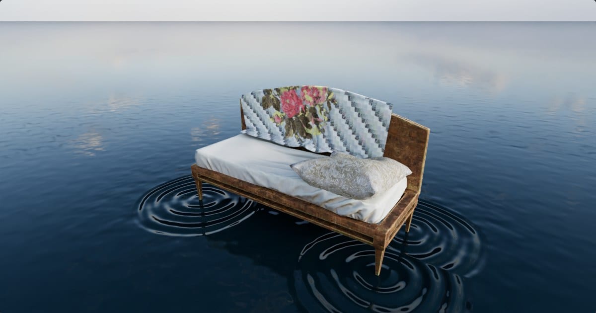 Vintage daybed