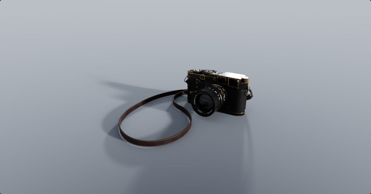 Vintage rangefinder camera