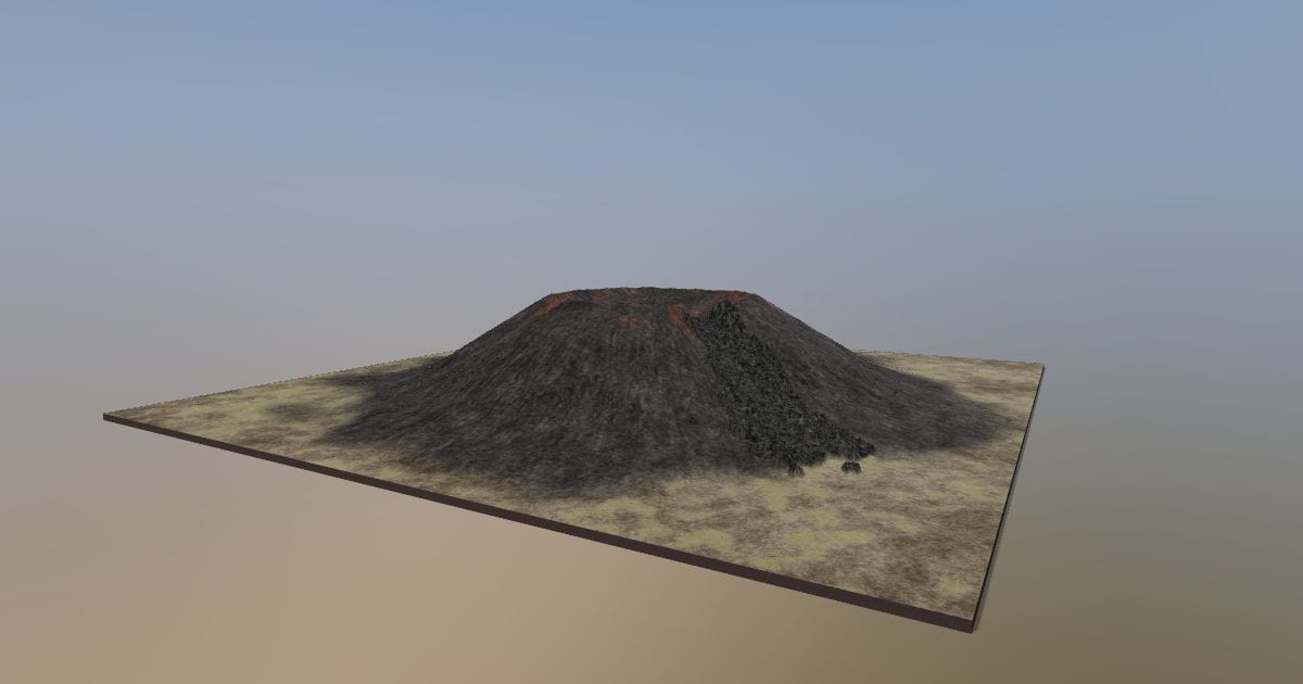 Volcanic cone
