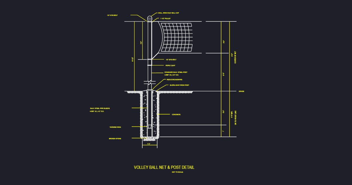 Volleyball Net (USFS RCV1)
