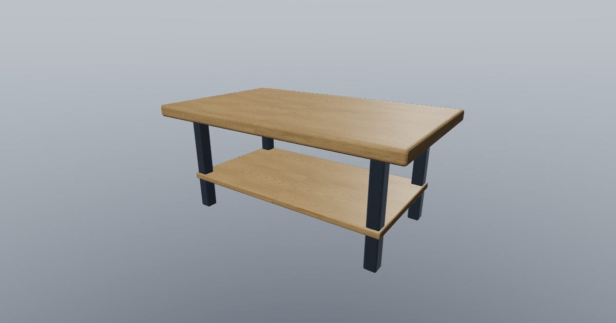 Waiting room coffee table