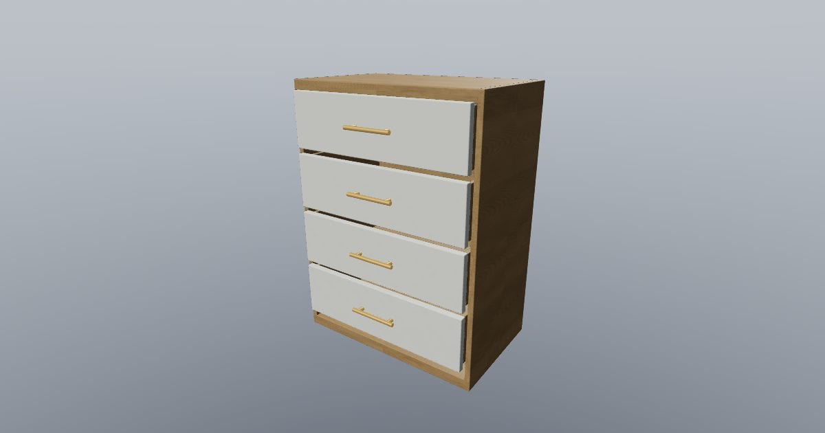 Walk in drawer module - Original Interior Furnishing