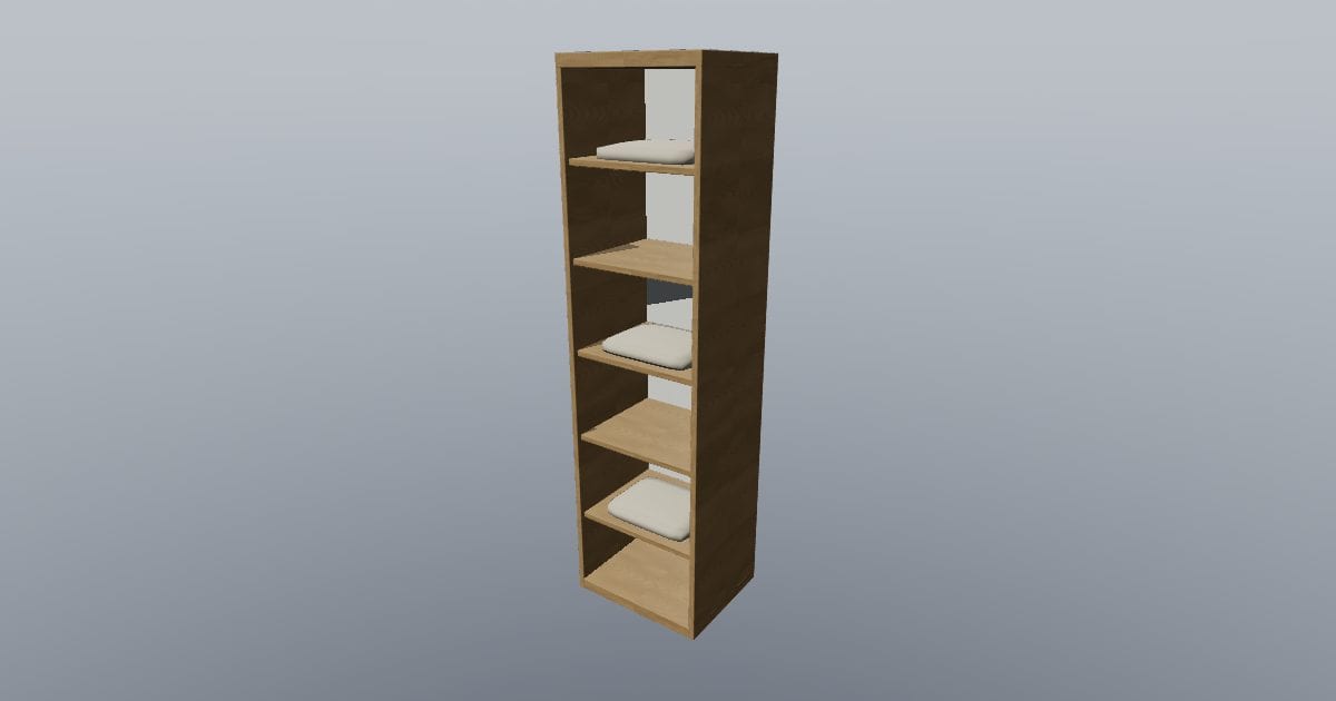 Walk in shelf module - Original Interior Furnishing