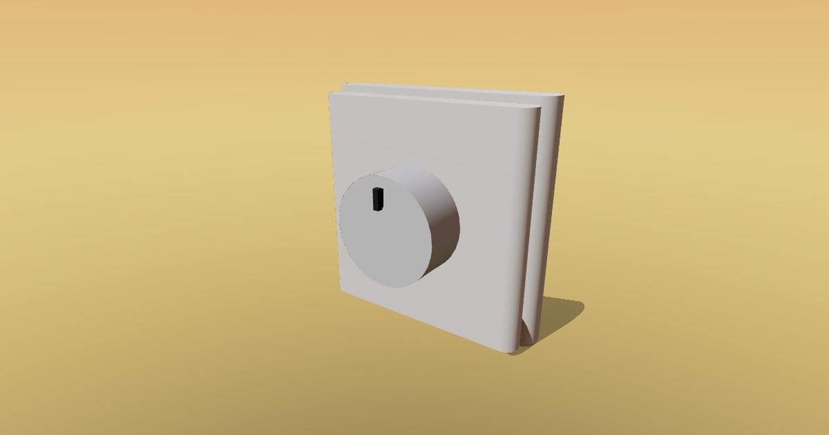 Wall dimmer - Original lighting CAD