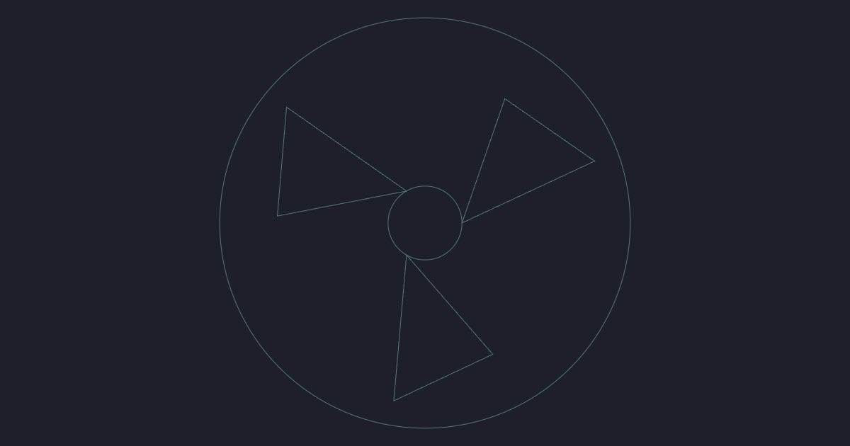 Wall extractor fan - Plumbing and HVAC CAD Symbol