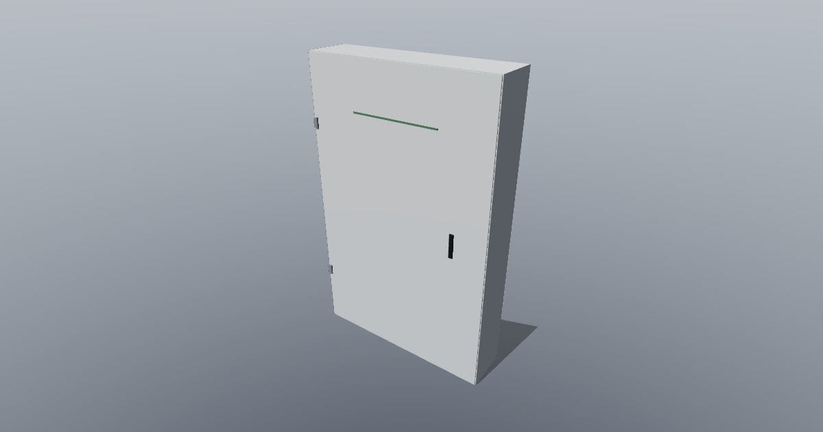 Wall home battery - Original MEP CAD