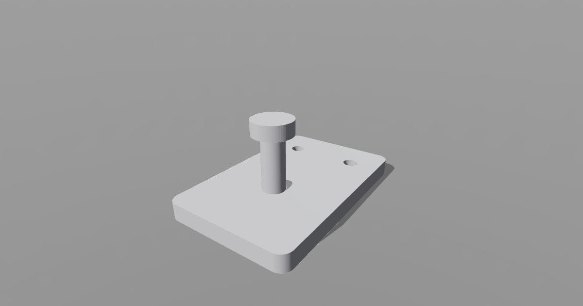Wall hook - Original 3D printable