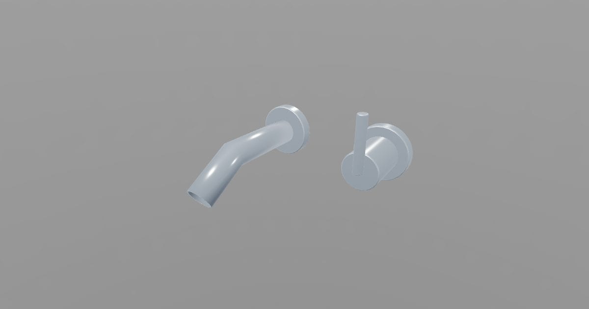 Wall Mixer - Wall-Mounted Basin Faucet