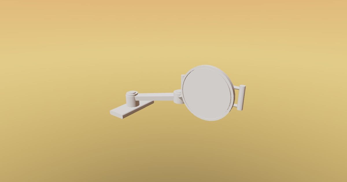 Wall mounted exam light - Original lighting CAD (Collada DAE)