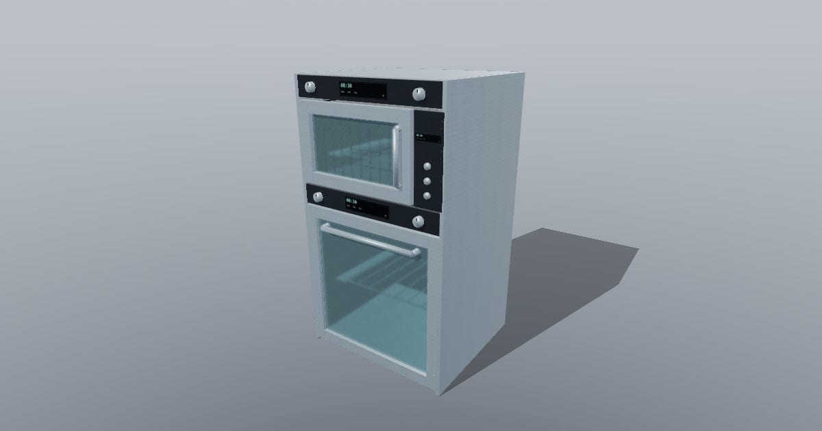 Wall oven with microwave