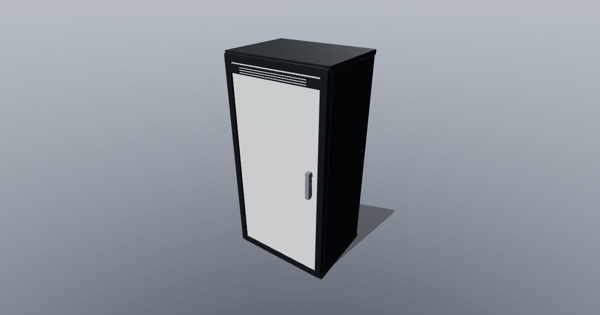 Wall rack 24u - Original MEP CAD
