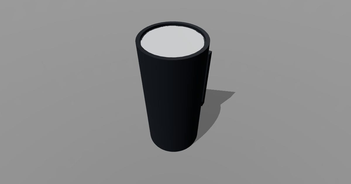 Wall surface cylinder uplight and downlight