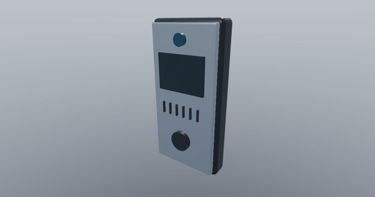 Wall video intercom