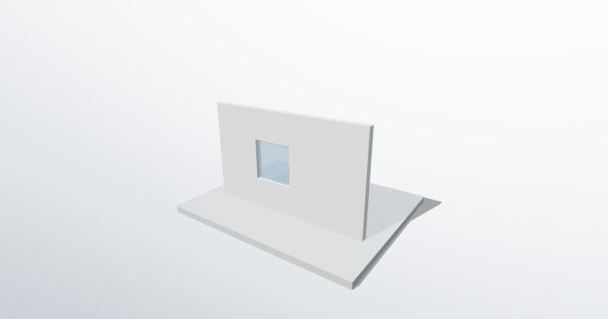 Wall with window (ifcXML)