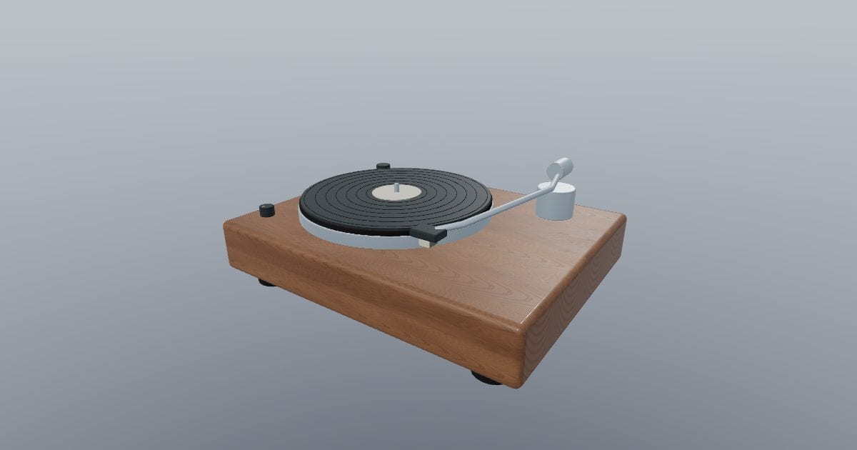 Walnut Spin - Turntable