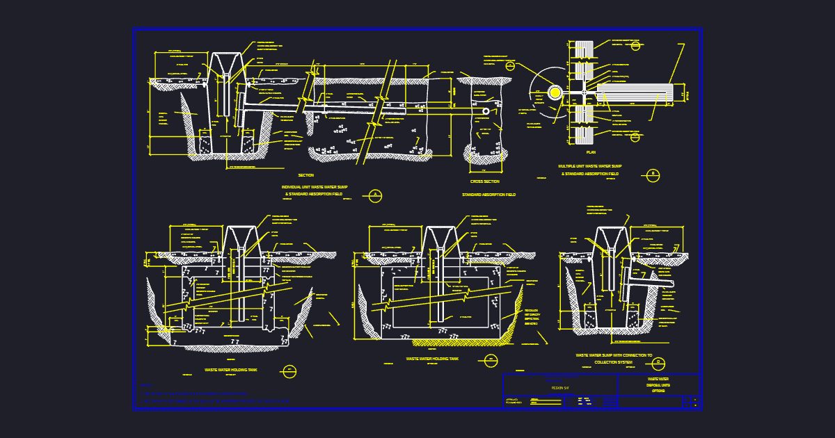 Waste Water Disposal Units Option (USFS C0002000)