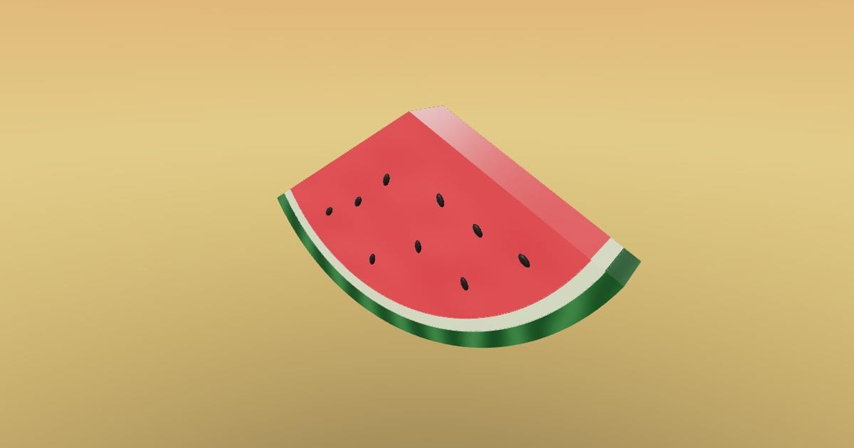 Watermelon slice
