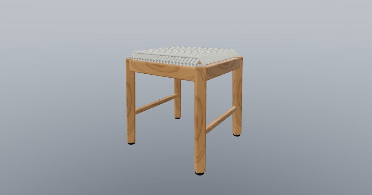 Weft - Woven Rope Stool