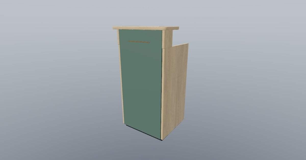 Welcome Post - Compact Reception Podium