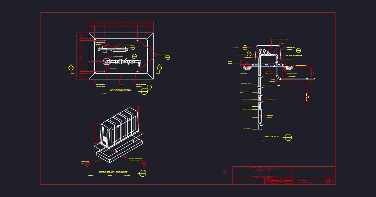 Well, Mechanical & Transclosure Details (USFS C0000601)