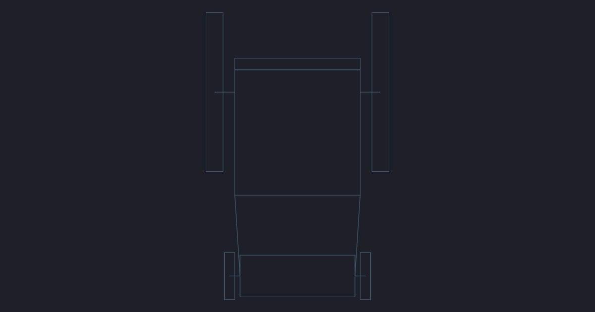 Wheelchair plan - CAD Block