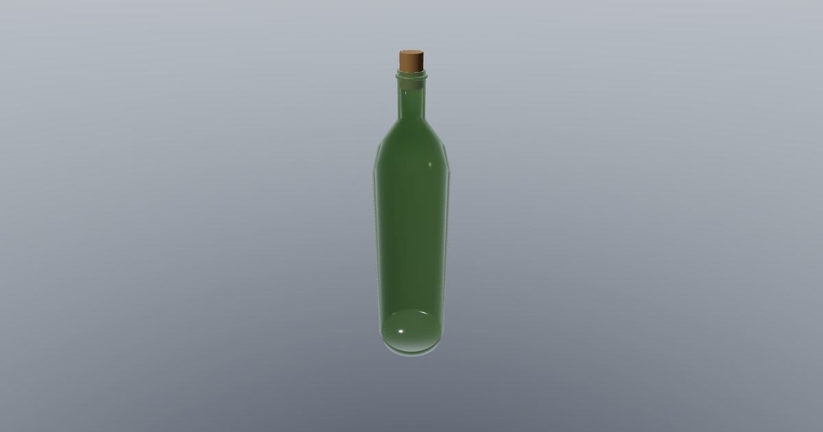 Wine bottle - Original Drink Vessel