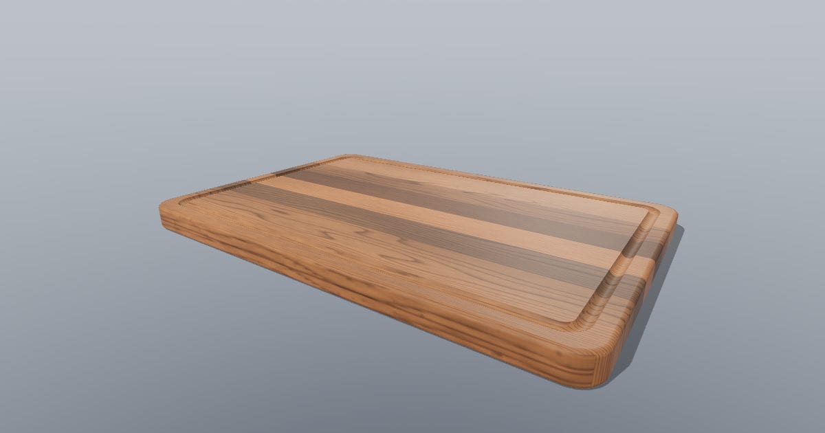 Wood cutting board