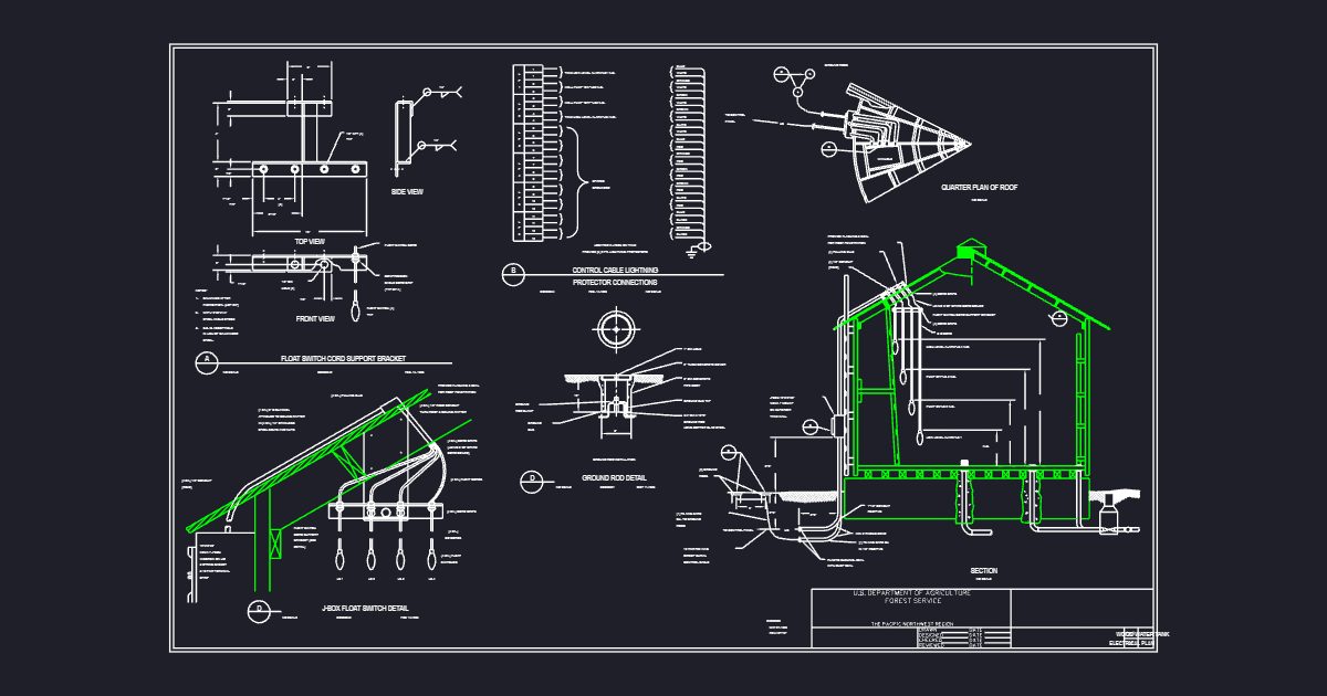 Wood Water Tank Electrical Plan (USFS E0090000)