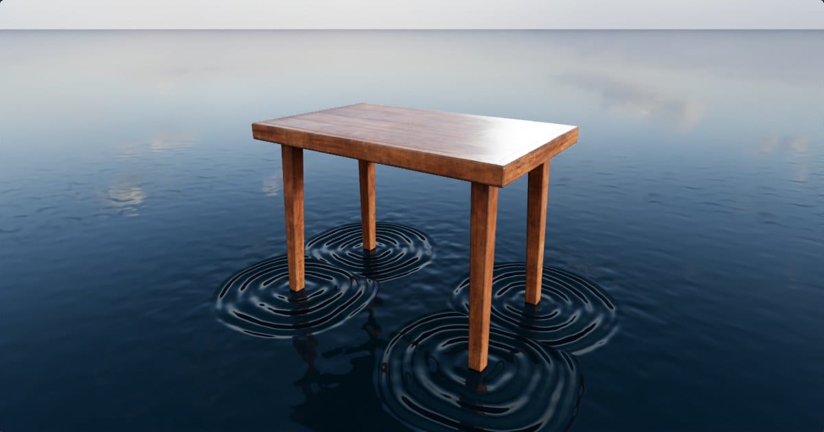 Wooden table